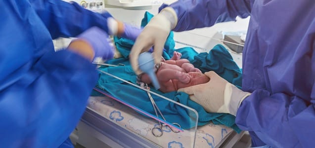 Baby after birth