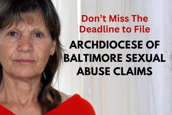 Female sexually abused Baltimore Catholic Church will file a lawsuit against the Archdiocese of Baltimore.