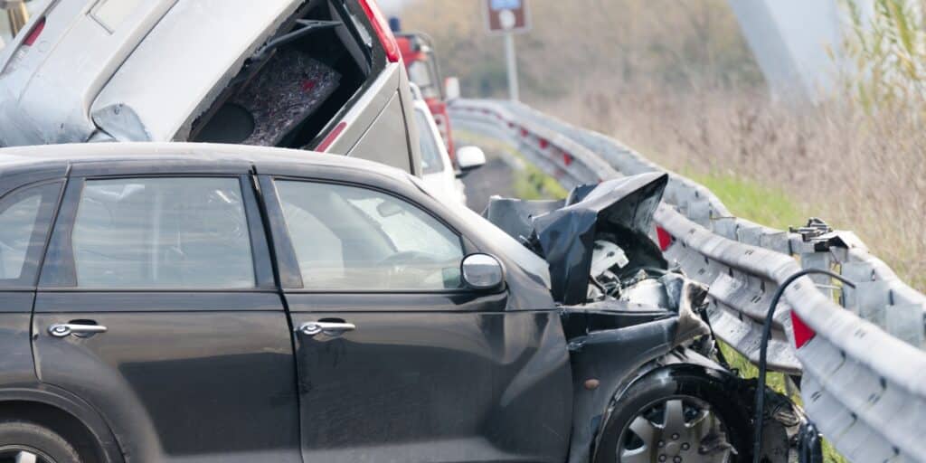 Car in Baltimore hit by a tractor trailer