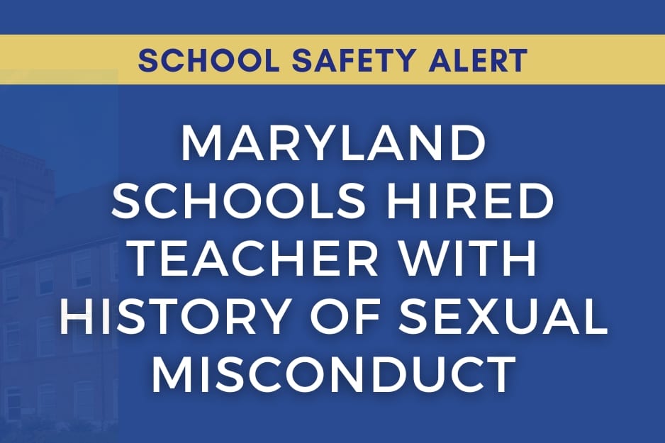 sexually abused as a minor by a Maryland school