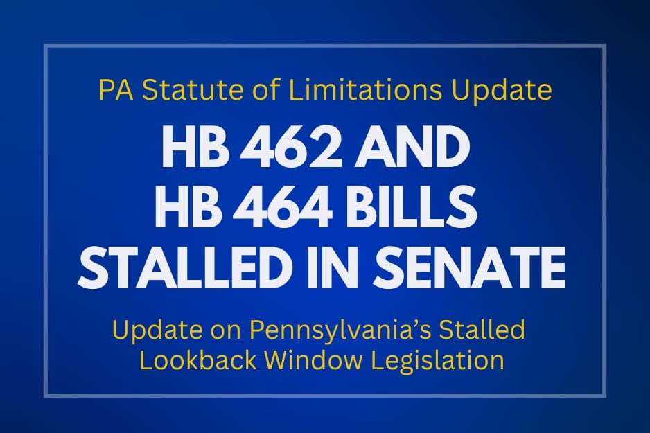 HB 462 and HB 464 Bills Stalled in PA Senate Again